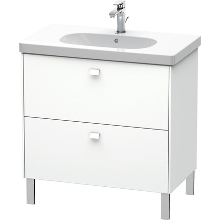 Brioso Floor Standing Vanity Unit White Matt